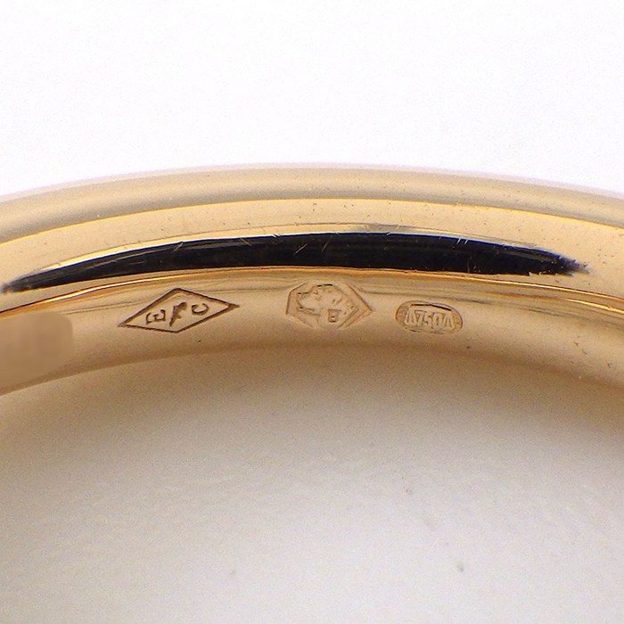 カルティエ Cartier リング ジュストアンクル クラシック B4094849 釘モチーフ 22ポイント ダイヤモンド 計0.13ct K18PG 9号 / #49 【中古】