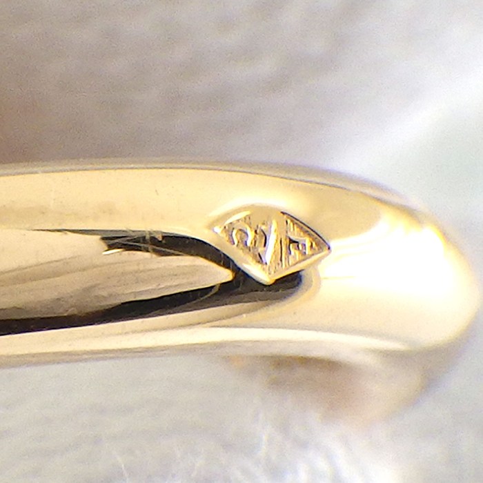 カルティエ Cartier リング ジュストアンクル クラシック B4094849 釘モチーフ 22ポイント ダイヤモンド 計0.13ct K18PG 9号 / #49 【中古】