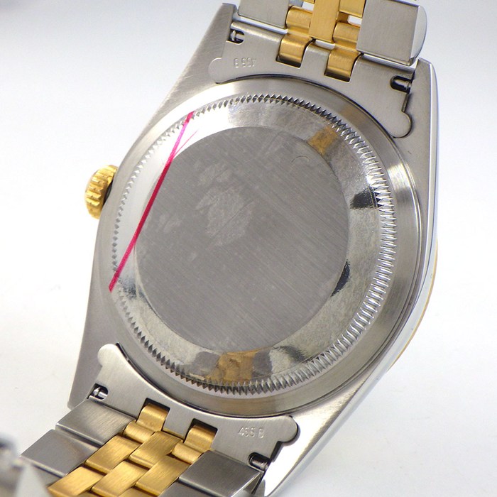 ロレックス Rolex 腕時計 デイトジャスト 16233 U番 1997年製 アラビックインデックス ホワイト文字盤 K18YG SS 自動巻き 【中古】