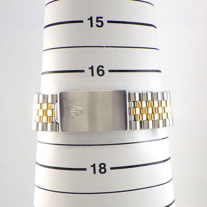 ロレックス Rolex 腕時計 デイトジャスト 16233 U番 1997年製 アラビックインデックス ホワイト文字盤 K18YG SS 自動巻き 【中古】