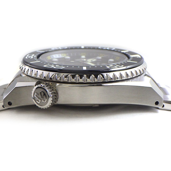 グランドセイコー Grand Seiko 腕時計 スポーツコレクション SBGX335/9F61-0AL0 ブラック文字盤 夜光針/インデックス 回転ベゼル SS クオーツアナログ 【箱・保付き】 【中古】