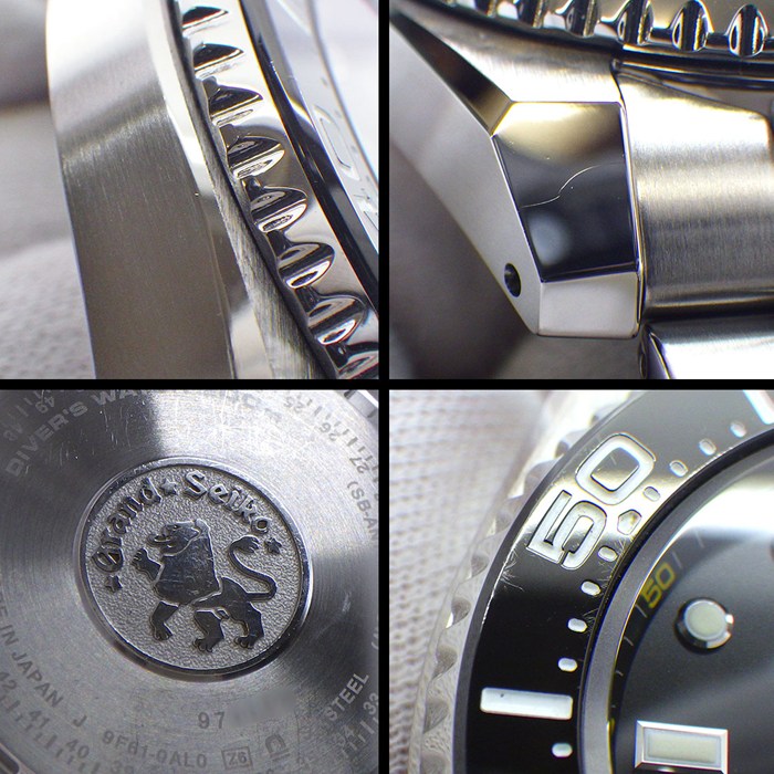 グランドセイコー Grand Seiko 腕時計 スポーツコレクション SBGX335/9F61-0AL0 ブラック文字盤 夜光針/インデックス 回転ベゼル SS クオーツアナログ 【箱・保付き】 【中古】