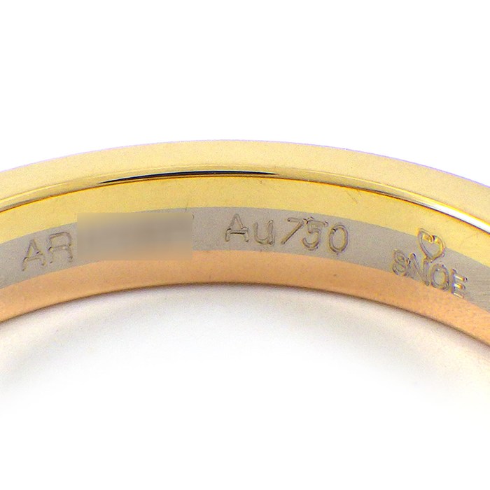 カルティエ Cartier リング ヴァンドーム ルイ カルティエ ウェディング バンド B4052955 トリニティ スリーカラー フルサークル エタニティ ダイヤモンド K18PG K18WG K18YG 14.5号 / #55 【中古】