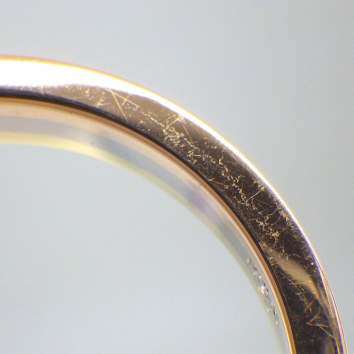 カルティエ Cartier リング ヴァンドーム ルイ カルティエ ウェディング バンド B4052955 トリニティ スリーカラー フルサークル エタニティ ダイヤモンド K18PG K18WG K18YG 14.5号 / #55 【中古】