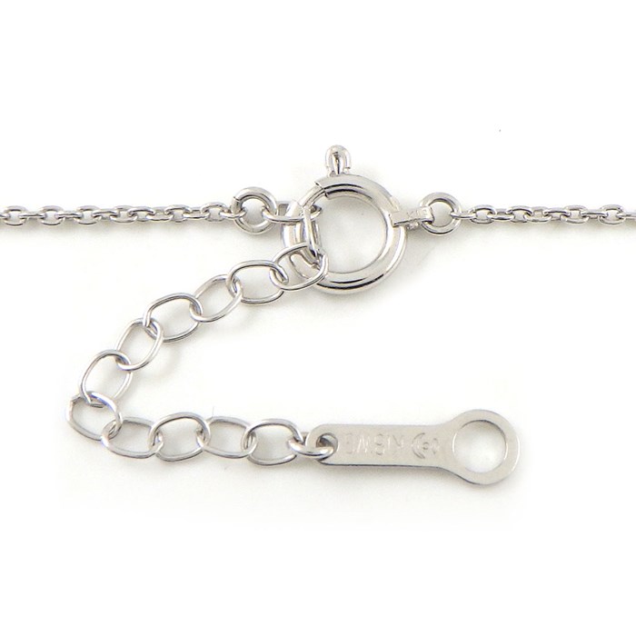 タサキ 田崎真珠 TASAKI ネックレス フラワーモチーフ スウィング ドロップ 1ポイント パール 6.5mm珠 K18WG 【中古】