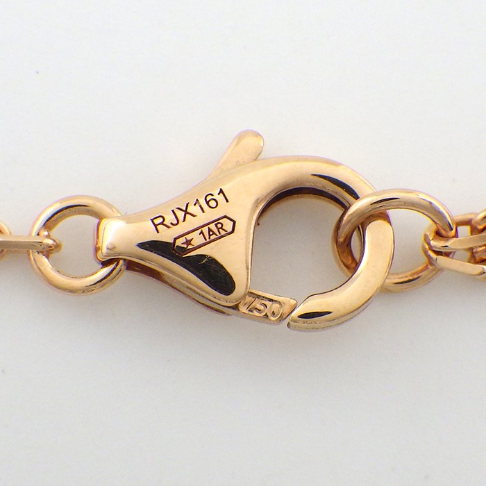 カルティエ Cartier ブレスレット ダムール スモールモデル SM ディアマン レジェ B6040300 1ポイント ダイヤモンド 0.09ct K18PG 【箱・保付き】 【中古】