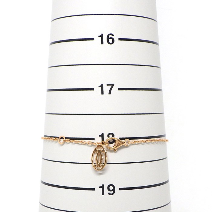 カルティエ Cartier ブレスレット ダムール スモールモデル SM ディアマン レジェ B6040300 1ポイント ダイヤモンド 0.09ct K18PG 【箱・保付き】 【中古】