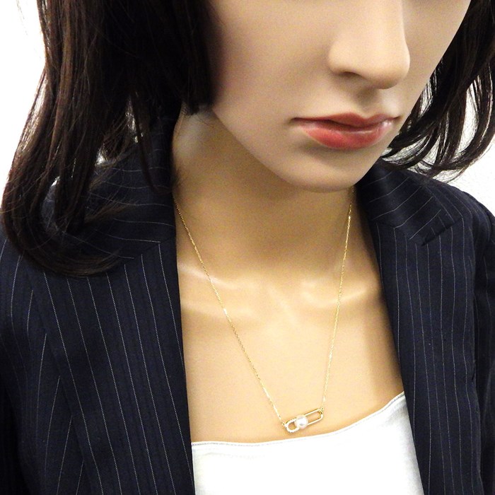 タサキ 田崎真珠 TASAKI ネックレス ファイン リンク P-17168-18KYG  