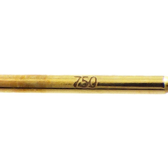 タサキ 田崎真珠 TASAKI ピアス フープ デインジャー トライブ EC-3780-18KYG 淡水真珠 4.0mm珠 K18YG 【箱・保付き】 【中古】