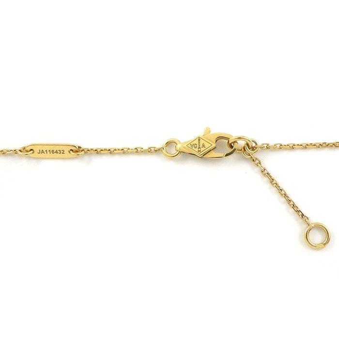 ヴァンクリーフ&アーペル Van Cleef & Arpels ネックレス スウィート アルハンブラ VCARF69100 ホワイト シェル K18YG 【中古】