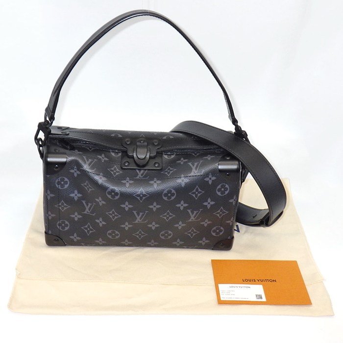 ルイ・ヴィトン Louis Vuitton ハンド/ショルダーバッグ ソウル・トランク EW M11744 モノグラム・エクリプス キャンバス レザー 【中古】 ルイ・ヴィトン Louis Vuitton ハンド/ショルダーバッグ ソウル