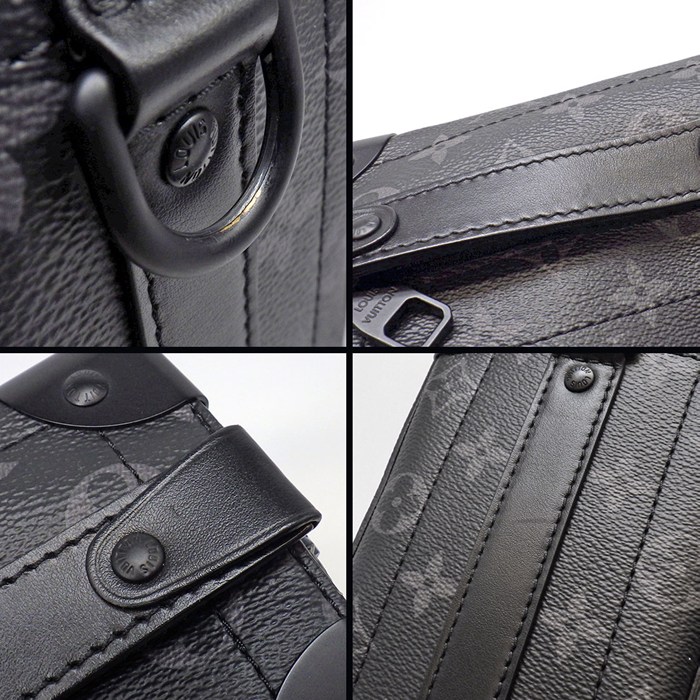 ルイ・ヴィトン Louis Vuitton ハンド/ショルダーバッグ ソウル・トランク EW M11744 モノグラム・エクリプス キャンバス レザー 【中古】 ルイ・ヴィトン Louis Vuitton ハンド/ショルダーバッグ ソウル