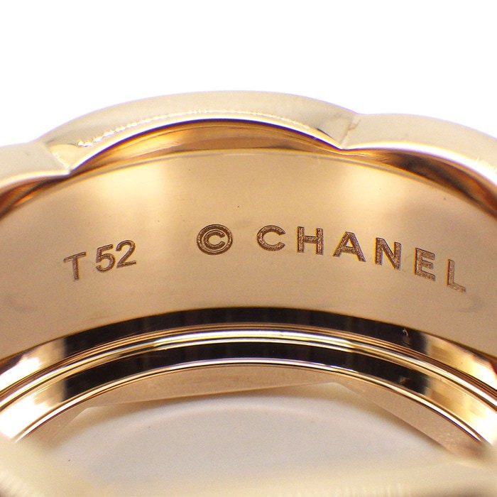 シャネル CHANEL リング ココクラッシュ LM J10818 K18BG 12号 / #52 【中古】