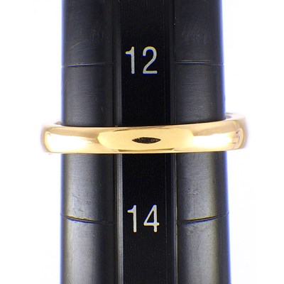 サルヴァトーレ・フェラガモ Salvatore Ferragamo リング カボションカット ブルーレースアゲート K18PG 13号 【中古】