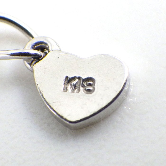 スタージュエリー STAR JEWELRY ネックレス ミステリアスハート 3ポイント プリンセスカット ルビー 計0.25ct K18WG 【箱・保付き】 【中古】