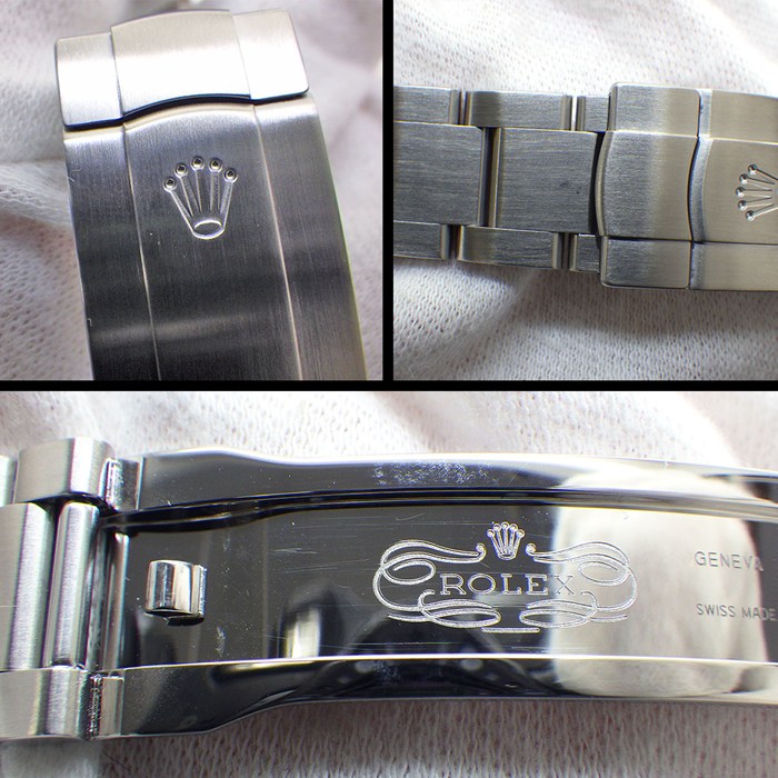 ロレックス Rolex 腕時計 オイスターパーペチュアル 116000 サンレイ グレー文字盤 SS 自動巻き 【箱・保付き】 【中古】