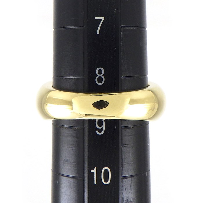 ティファニー Tiffany & Co. リング オーバル カボションカット ペリドット K18YG 8.5号 【中古】