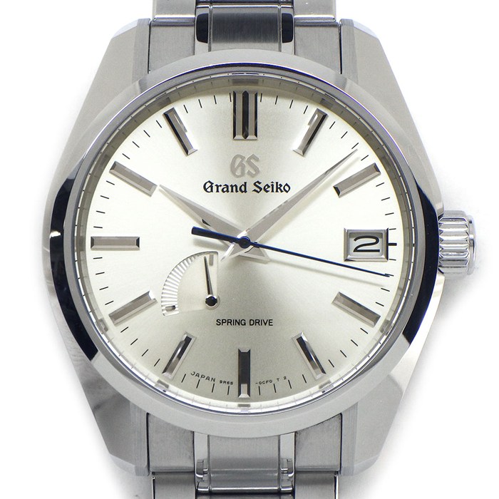 グランドセイコー Grand Seiko 腕時計 ヘリテージコレクション SBGA373/9R65-0CV0 サンレイ シャンパンゴールド文字盤 デイト 裏スケ パワーリザーブ表示 SS スプリングドライブ 【箱・保付き】 【中古】