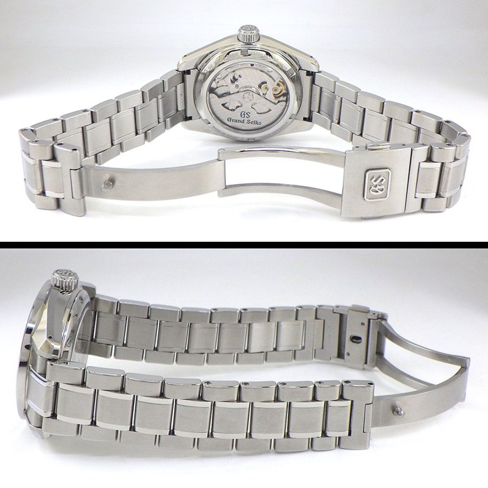 グランドセイコー Grand Seiko 腕時計 ヘリテージコレクション SBGA373/9R65-0CV0 サンレイ シャンパンゴールド文字盤 デイト 裏スケ パワーリザーブ表示 SS スプリングドライブ 【箱・保付き】 【中古】