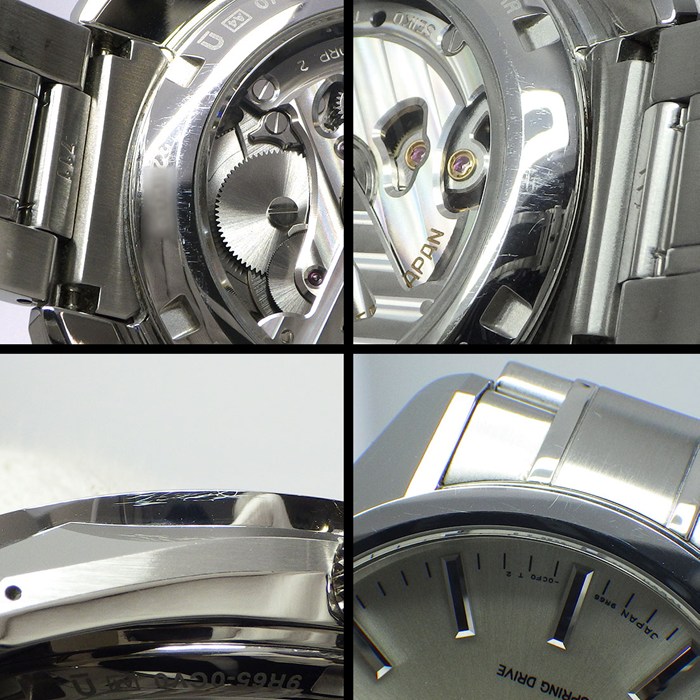 グランドセイコー Grand Seiko 腕時計 ヘリテージコレクション SBGA373/9R65-0CV0 サンレイ シャンパンゴールド文字盤 デイト 裏スケ パワーリザーブ表示 SS スプリングドライブ 【箱・保付き】 【中古】