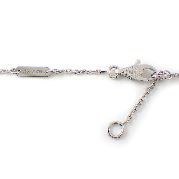 ヴァンクリーフ＆アーペル Van Cleef & Arpels ネックレス フリヴォル ミニ VCARP0J400 1ポイント ダイヤモンド 0.05ct K18WG 【中古】