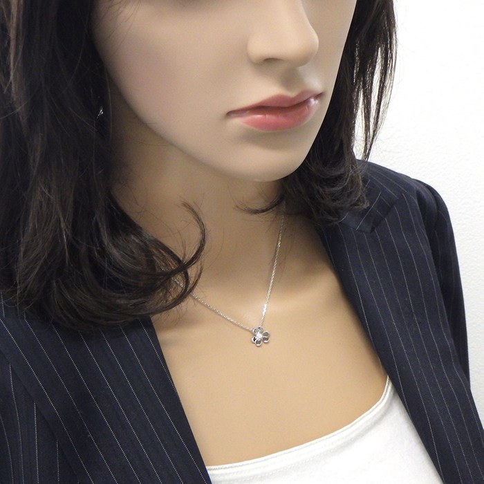 ヴァンクリーフ＆アーペル Van Cleef & Arpels ネックレス フリヴォル ミニ VCARP0J400 1ポイント ダイヤモンド 0.05ct K18WG 【中古】