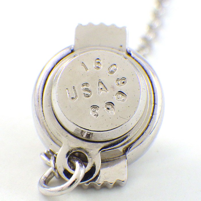【サファイア ダイヤモンド】 ブローチ カエル チェーン 2ポイント サファイア 0.05ct パヴェ ダイヤモンド 0.81ct K18YG 【中古】