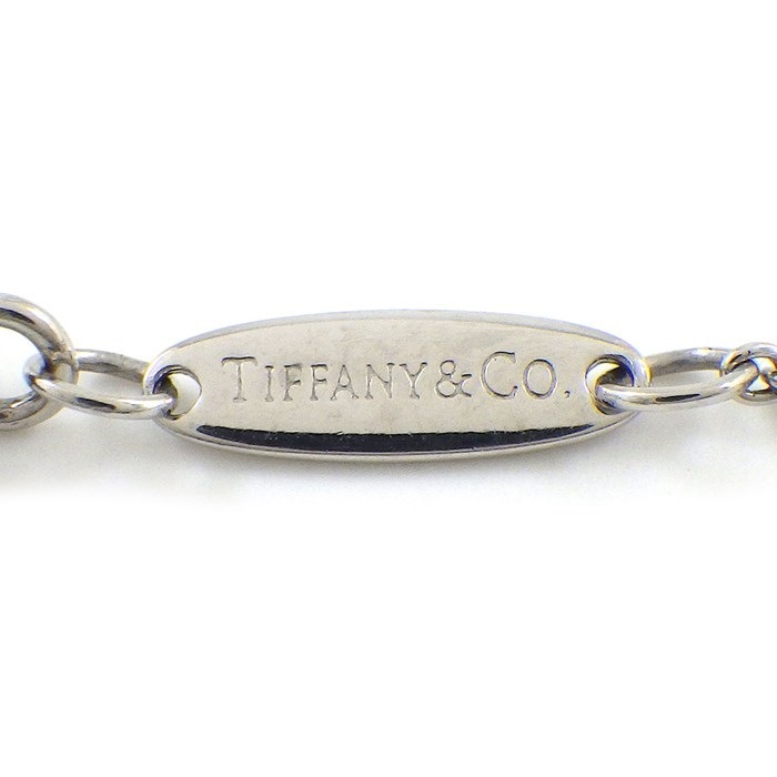 ティファニー Tiffany & Co. ネックレス バイザヤード 3ポイント ダイヤモンド 計約0.15ct PT950 【中古】
