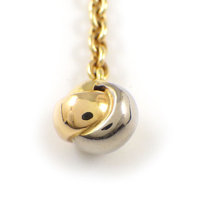 カルティエ Cartier ブレスレット ベビー トリニティ パンピーユ ボール スウィング ドロップ スリーカラー K18PG K18WG K18YG 【中古】