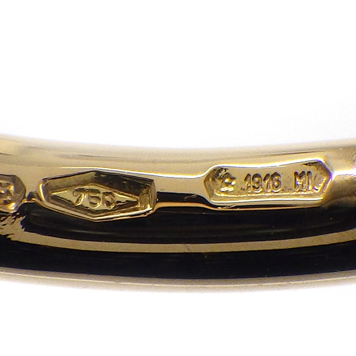 ポメラート Pomellato リング ヌード クラシック PAA1100_O6000_000OI スクエア クッション アメジスト K18WG K18PG 11号 【中古】