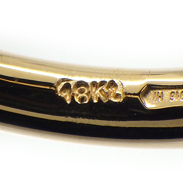 ポメラート Pomellato リング ヌード クラシック PAA1100_O6000_000OI スクエア クッション アメジスト K18WG K18PG 11号 【中古】