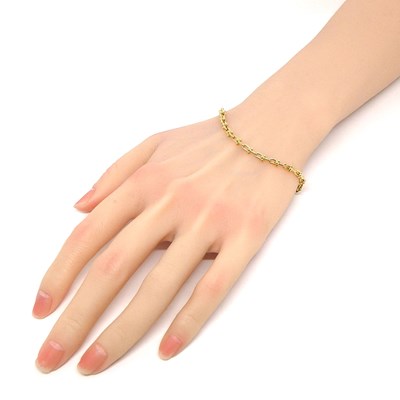 ティファニー Tiffany & Co. ブレスレット ハードウェア マイクロリンク 60416958 K18YG 【中古】