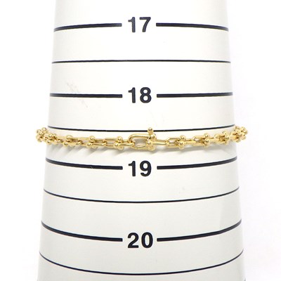 ティファニー Tiffany & Co. ブレスレット ハードウェア マイクロリンク 60416958 K18YG 【中古】