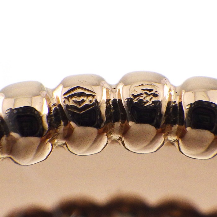ヴァンクリーフ＆アーペル Van Cleef & Arpels リング ペルレ シニアチュール VCARN32400 ロゴ K18PG 20.5号 / #61 【中古】