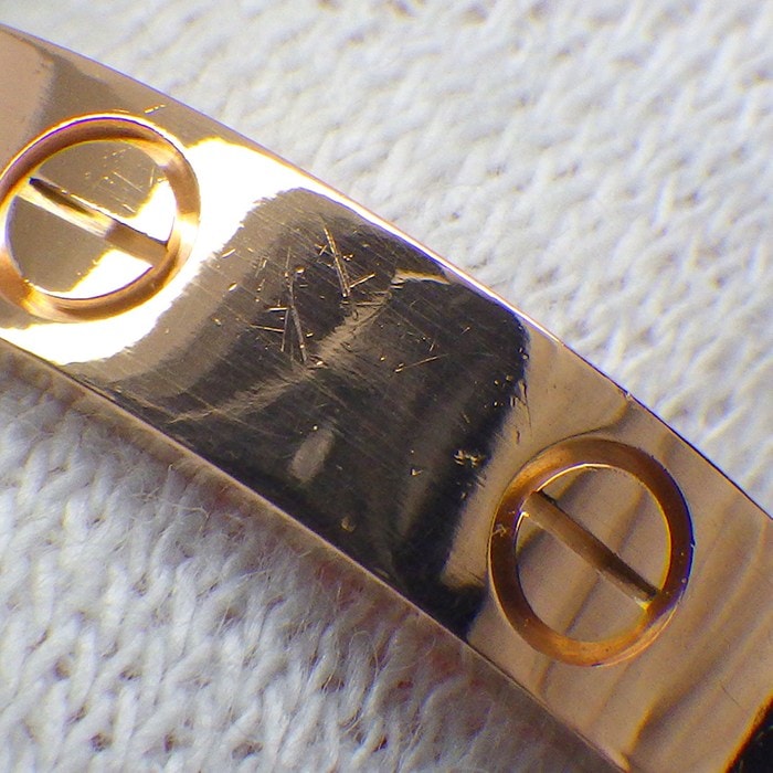 カルティエ Cartier リング ラブ スモールモデル SM B4050755 1ポイント ダイヤモンド 0.02ct K18PG 14.5号 / #55 【中古】