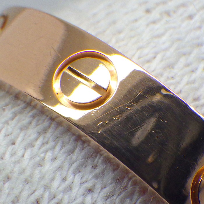 カルティエ Cartier リング ラブ スモールモデル SM B4050755 1ポイント ダイヤモンド 0.02ct K18PG 14.5号 / #55 【中古】