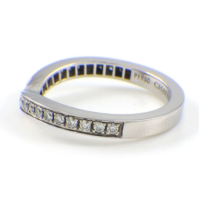 ショーメ Chaumet リング ジョゼフィーヌ エグレット 082554 ハーフ エタニティ 27ポイント ダイヤモンド 計0.23ct PT950 8号 / #48 【箱・保付き】 【中古】