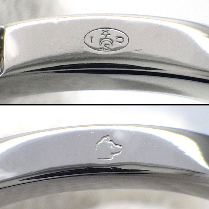 ショーメ Chaumet リング ジョゼフィーヌ エグレット 082554 ハーフ エタニティ 27ポイント ダイヤモンド 計0.23ct PT950 8号 / #48 【箱・保付き】 【中古】