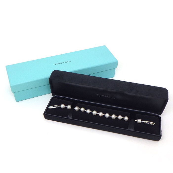 ティファニー Tiffany & Co. ブレスレット ハードウェア 淡水パール SV925 【中古】