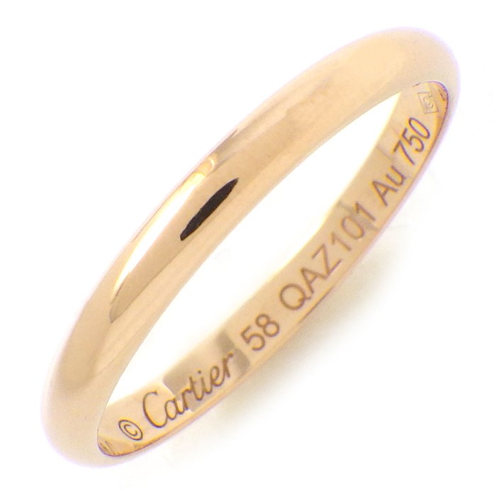 カルティエ Cartier リング 1895 ウェディング B4088158 K18PG 17.5号 / #58 【中古】