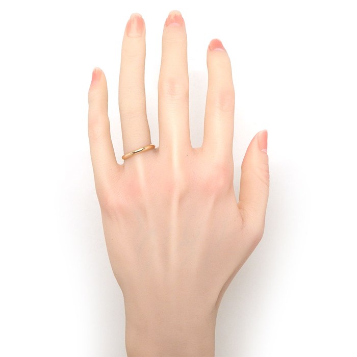 カルティエ Cartier リング 1895 ウェディング B4088158 K18PG 17.5号 / #58 【中古】