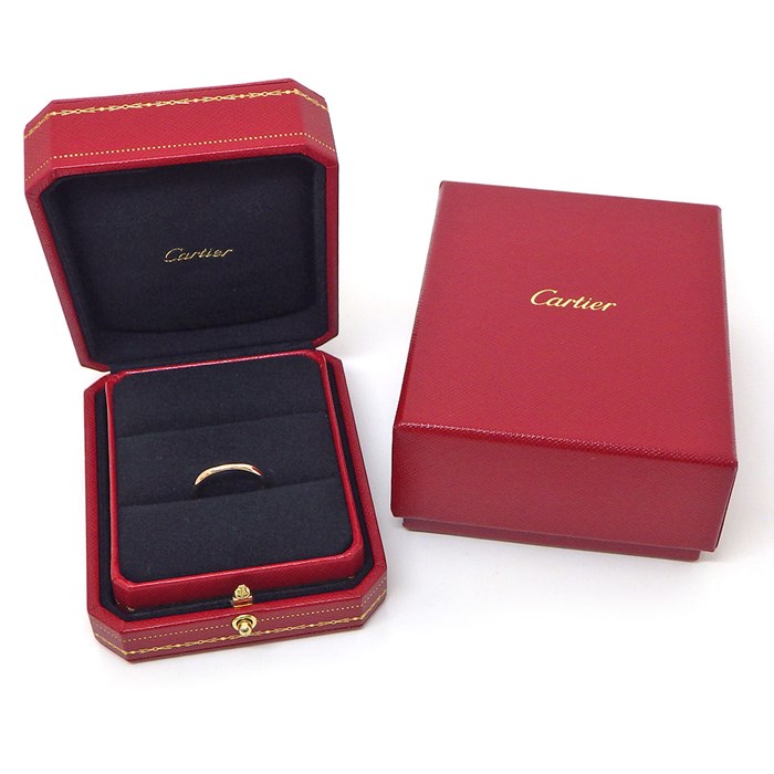 カルティエ Cartier リング 1895 ウェディング B4088158 K18PG 17.5号 / #58 【中古】