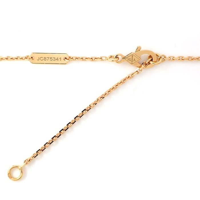 ヴァンクリーフ＆アーペル Van Cleef & Arpels ネックレス ヴィンテージアルハンブラ VCARP4KK00 グレー シェル K18PG 【中古】