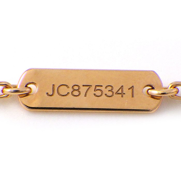 ヴァンクリーフ＆アーペル Van Cleef & Arpels ネックレス ヴィンテージアルハンブラ VCARP4KK00 グレー シェル K18PG 【中古】