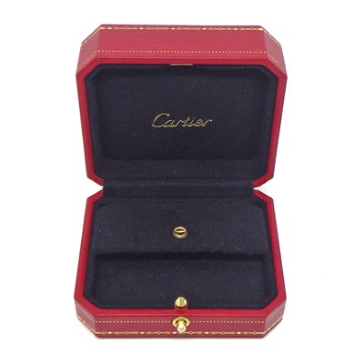 カルティエ Cartier ピアス ラブ シングル B8301421 ラウンド ビス K18YG ※片方のみ 【中古】