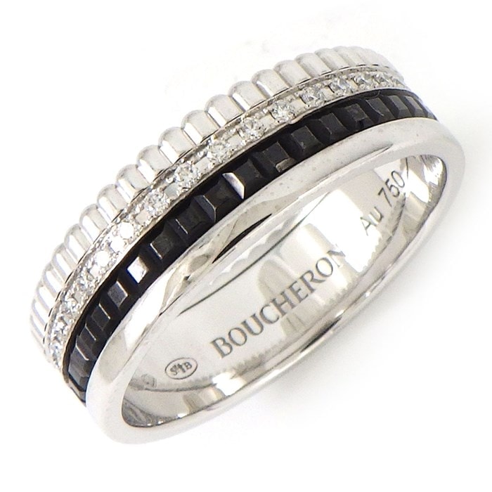 ブシュロン　キャトルリング　ブラック　21号　スモール QUATRE BLACK EDITION キャトル ブラック | リング スモール