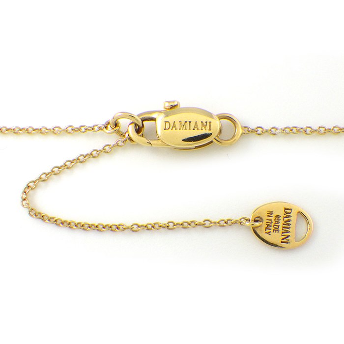ダミアーニ DAMIANI ネックレス ベルエポック XXS 20083571 ダブル クロス パヴェ ダイヤモンド K18YG 【中古】