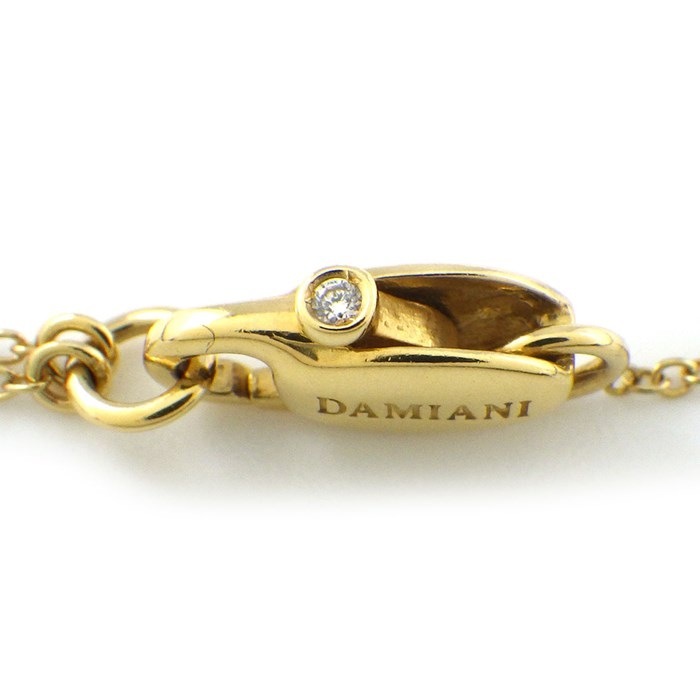 ダミアーニ DAMIANI ネックレス ベルエポック XXS 20083571 ダブル クロス パヴェ ダイヤモンド K18YG 【中古】