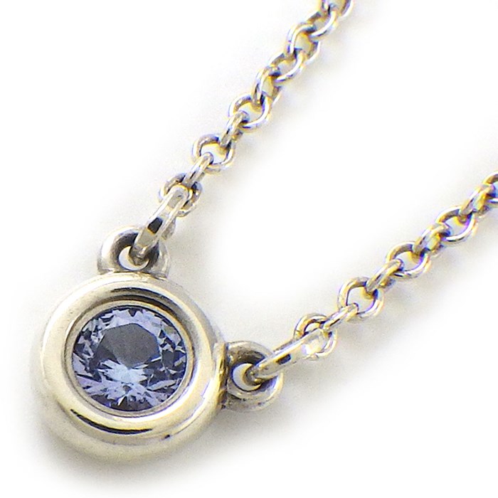 ティファニー Tiffany & Co. ネックレス バイザヤード タンザナイト SV925 【中古】