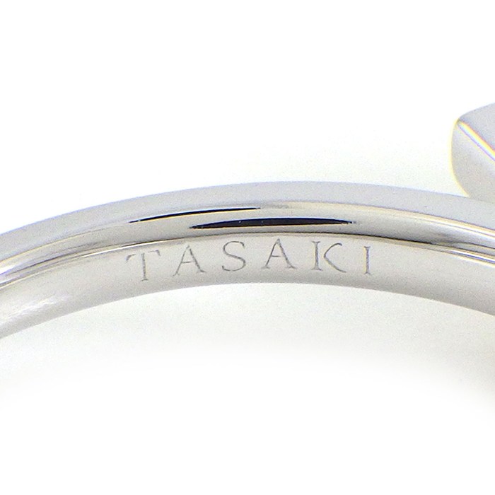 タサキ 田崎真珠 TASAKI リング バランス ネオ R-4814-18KWG あこや真珠 8mm珠 K18WG 15.5号 【中古】